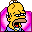 Drooling Homer folder icon